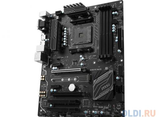 Материнская плата MSI B350 PC MATE (AM4, AMD B350, 4*DDR4, 2*PCI-E16x, HDMI, D-SUB, SATAIII+RAID, M.2, GB Lan, USB 3.1Gen1, ATX, Retail)