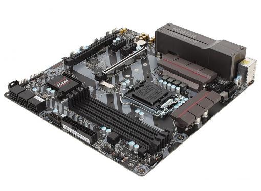 Материнская плата MSI B250M MORTAR (S1151, B250, 4*DDR4, 2*PCI-E16x, HDMI, DVI, PD SATA III, M.2, GB Lan, USB3.1Gen1, mATX, Retail)