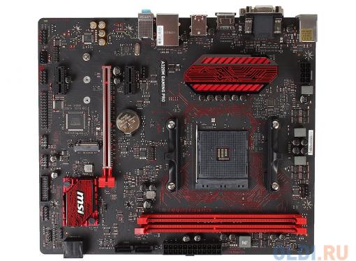 Материнская плата MSI A320M GAMING PRO (AM4, AMD A320, 2*DDR4, PCI-E16x, HDMI, D-SUB, DVI, SATAIII+RAID, M.2, GB Lan, USB 3.1Gen1, mATX, Retail)