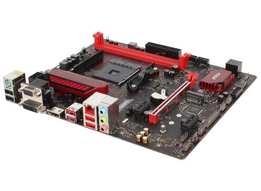 Материнская плата MSI A320M GAMING PRO (AM4, AMD A320, 2*DDR4, PCI-E16x, HDMI, D-SUB, DVI, SATAIII+RAID, M.2, GB Lan, USB 3.1Gen1, mATX, Retail)