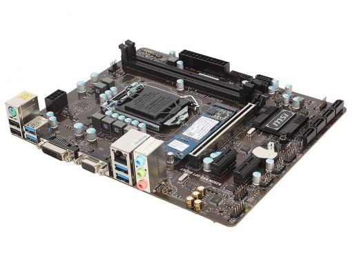 Материнская плата MSI B250M PRO OPT BOOST (S1151, B250, 2*DDR4, PCI-E16x, 2*PCI-E1x, D-SUB, DVI, SATA III, 16GB Intel Optane, GB Lan, USB3.1Gen1, mATX, Retai