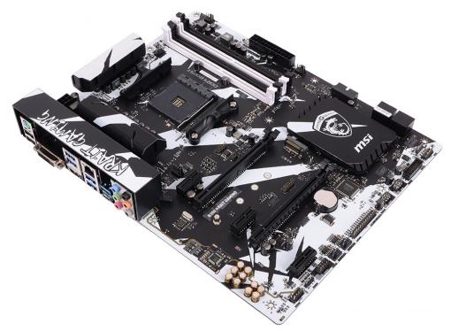 Материнская плата MSI B350 KRAIT GAMING (AM4, AMD B350, 4*DDR4, 2*PCI-E16x, 3*PCI-E1x, HDMI, DVI, SATAIII+RAID, M.2, GB Lan, USB 3.1Gen2, ATX, Retail)