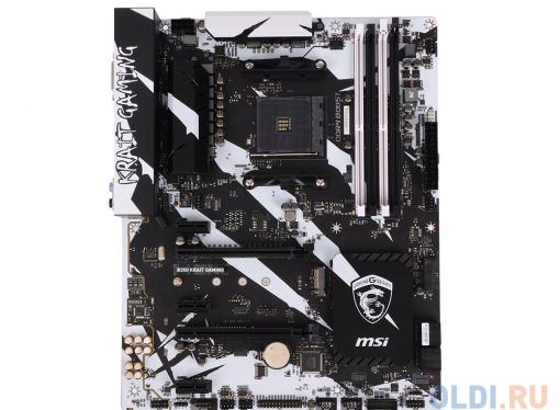 Материнская плата MSI B350 KRAIT GAMING (AM4, AMD B350, 4*DDR4, 2*PCI-E16x, 3*PCI-E1x, HDMI, DVI, SATAIII+RAID, M.2, GB Lan, USB 3.1Gen2, ATX, Retail)