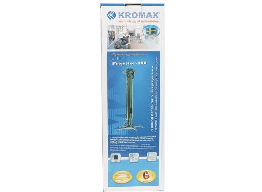 Кронштейн Kromax PROJECTOR-100 GREY (Кронштейн для проекторов, все регулировки, расстояние от потолка до проектора 470-670мм.) Провода внутри штанги) Крон?