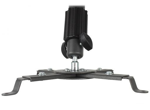 Кронштейн Kromax PROJECTOR-300, для проекторов, потолочный, 2 ст. свободы, max  10 кг, 650-1100 mm, GREY