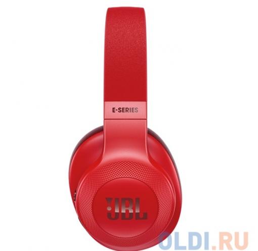 Наушники JBL E55BT Red Беспроводные / Полноразмерные с микрофоном / Красный / 20 Гц - 20 кГц / 96 дБ / Bluetooth, Mini-jack / 3.5 мм