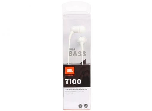 Наушники JBL T100 White