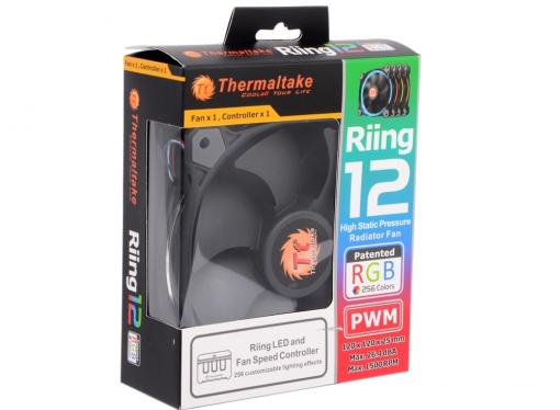 Вентилятор Thermaltake Riing 12 LED 120mm 256 Color PWM (CL-F042-PL12SW-A)