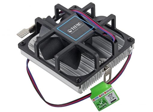 Кулер для процессора TITAN DC-K8K925Z/N/CU35 до 110W, для AMD K8/AM2/AM2+/AM3/AM3+/FM1/FM2, 92x92x56, 3-PIN, 2250 RPM, (25.1 dBA