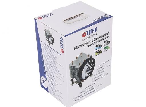 Кулер для процессора TITAN TTC-NK35TZ/R(KU) до 140W, для INEL LGA 775/1150/1155/1156/1366/2011, для AMD K8/AM2/AM2+/AM3/AM3+/FM1/FM2