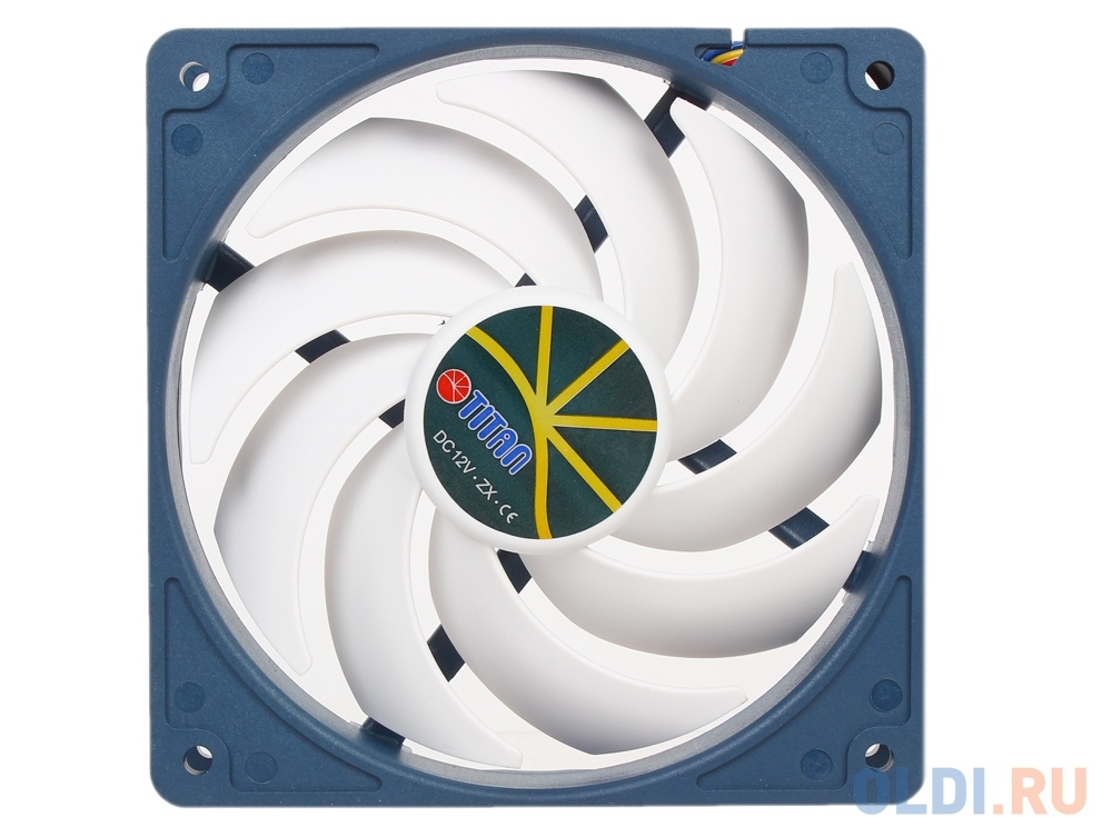 Вентилятор TITAN TFD-12025H12ZP/KE(RB) Extreme Fan , 120x120x25 mm, z-axis, 4-PIN PWM, 210-2100±10% RPM, ( 5 -37 dBA