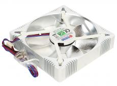 Вентилятор TITAN TFD-A12025L12Z(RB) Aluminum Frame Fan , 122x122x25мм, z-axis, 3-PIN, 1800 ± 10% RPM , ( 34 dBA
