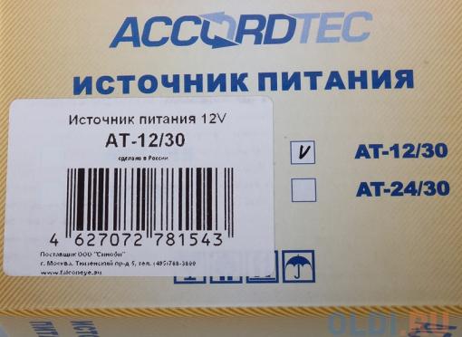 Импульсный источник питания Falcon Eye АТ-12/30      12V, 3А
