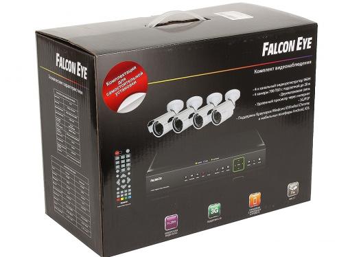 Комплект видеонаблюдения Falcon Eye FE-104D KIT Light Комплект видеонаблюдения 4 канальный + 2 камеры