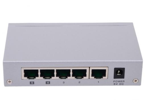 Коммутатор ZyXEL ES-105A Пятипортовый коммутатор Fast Ethernet с двумя приоритетными портами