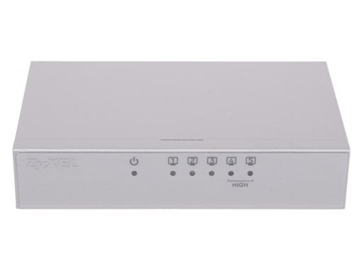 Коммутатор ZyXEL ES-105A_V2 Пятипортовый коммутатор Fast Ethernet с двумя приоритетными портами