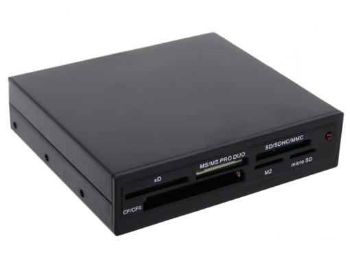 Картридер Ginzzu GR-116B Black internal 3.5