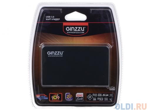 Картридер Ginzzu GR-336B Black