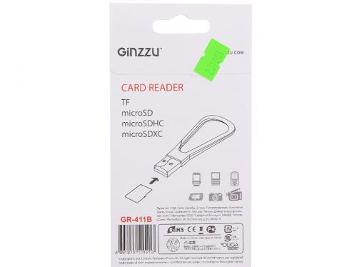 Картридер Ginzzu GR-411B Black