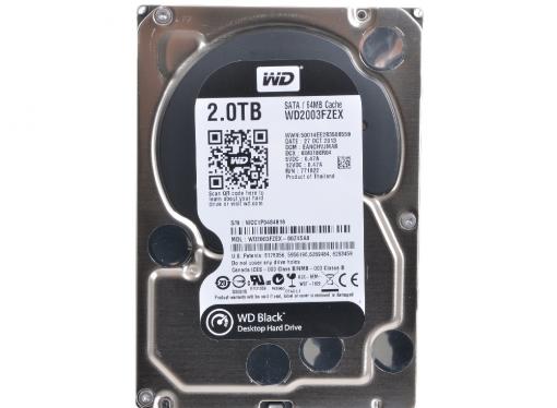 Жесткий диск 2Tb Western Digital WD2003FZEX Caviar Black, SATA III [7200rpm, 64Mb]