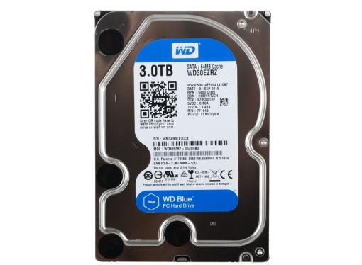 Жесткий диск 3Tb Western Digital WD30EZRZ Blue 3,5
