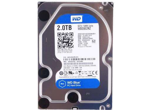 Жесткий диск 2Tb Western Digital WD20EZRZ Blue 3,5