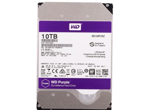 Жесткий диск Western Digital WD PURPLE 100PURZ 10Tb SATA III/3.5