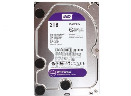 Жесткий диск Western Digital Purple WD20PURZ 2Tb SATA III/3.5