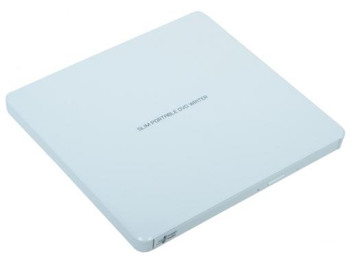 Оптический накопитель ext. DVD±RW LG (HLDS) GP60NW60 White (Slim, USB 2.0, Retail)