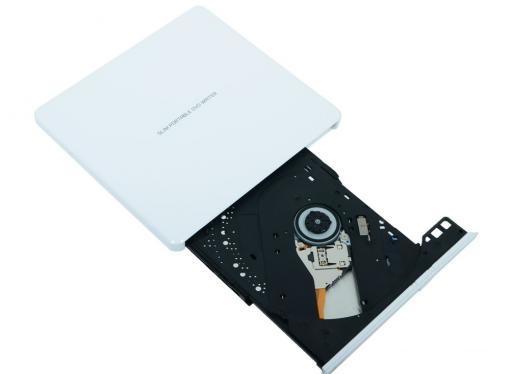 Оптический накопитель ext. DVD±RW LG (HLDS) GP60NW60 White (Slim, USB 2.0, Retail)