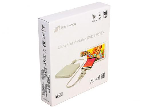 Оптич. накопитель ext. DVD±RW LG (HLDS) GP95NW70 White (USB 2.0, Tray, Android compatible, Retail)