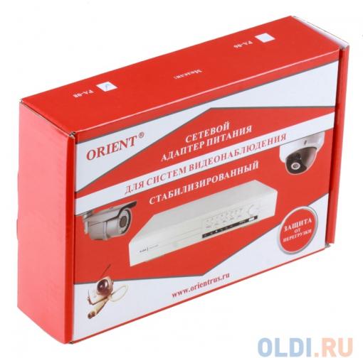 Блок питания ORIENT PA-08, OUTPUT: 12V DC 4A, защита от КЗ и перегрузки (Imax~4.4-4.8A)