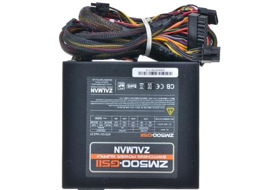 Блок питания Zalman 500W ZM500-GS II v2.31, A.PFC, Fan 12cm, Retail