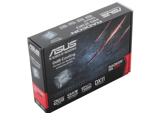 Видеокарта 2Gb (PCI-E) ASUS R5 230 SILENT 2GD3 L (R5 230, GDDR3, 64 bit, VGA, DVI, HDMI, Retail)