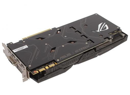 Видеокарта 8Gb (PCI-E) ASUS STRIX-GTX1080-A8G-GAMING (GFGTX1080, GDDR5, 256 bit, DVI, HDMI*2, DP*2, D5X, Retail (STRIX-GTX1080-A8G-GAMING))