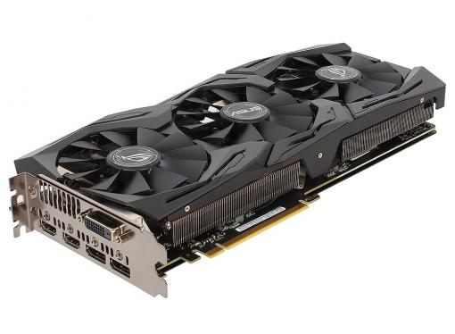 Видеокарта 8Gb (PCI-E) ASUS GTX 1070, STRIX-GTX1070-8G-GAMING (8Gb GDDR5/256-bit, PCI-Ex16 3.0, 1xDVI-D, 2xHDMI)