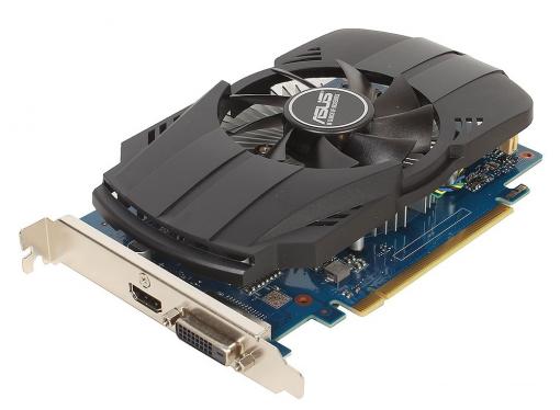 Видеокарта ASUS PH-GT1030-O2G 2Gb 1252Mhz NVIDIA GT1030/GDDR5/6008/64 bit/PCI-E/ DVI HDMI
