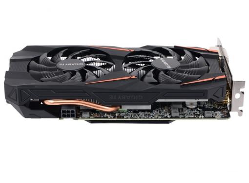 Видеокарта 6Gb (PCI-E) GIGABYTE GeForce GTX 1060 WINDFORCE OC 6G GV-N1060WF2OC-6GD (GTX1060, GDDR5, 192bit, HDCP, 2*DVI, HDMI, DP, Retail)
