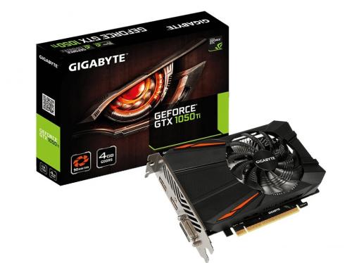 Видеокарта GIGABYTE GeForce GTX 1050 Ti D5 4G GV-N105TD5-4GD 4Gb 1316Mhz NVIDIA GTX1050 Ti/GDDR5/7008Mhz/128 bit/PCI-E/DVI,DP,HDMI