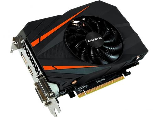 Видеокарта 3Gb (PCI-E) GIGABYTE GeForce GTX 1060 Mini ITX OC 3G GV-N1060IXOC-3GD (GTX1060, GDDR5, 192bit, HDCP, 2*DVI, HDMI, DP, Retail)