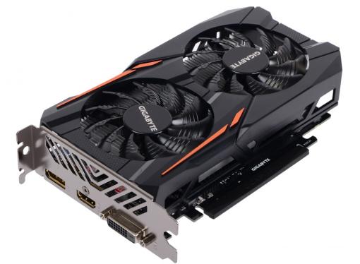 Видеокарта GIGABYTE GeForce GTX 1050 OC 2G GV-N1050OC-2GD 2Gb 1404Mhz NVIDIA GTX1050/GDDR5/7008Mhz/128 bit/PCI-E/DVI,DP,HDMI