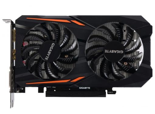 Видеокарта GIGABYTE GeForce GTX 1050 OC 2G GV-N1050OC-2GD 2Gb 1404Mhz NVIDIA GTX1050/GDDR5/7008Mhz/128 bit/PCI-E/DVI,DP,HDMI