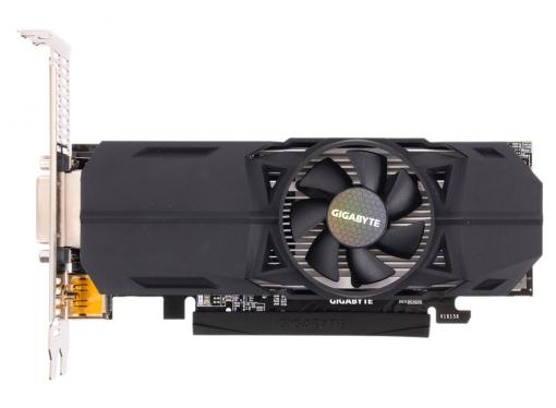 Видеокарта GIGABYTE GeForce GTX 1050 Ti OC Low Profile 4G GV-N105TOC-4GL 4Gb 1328Mhz NVIDIA GTX1050 Ti/GDDR5/7008/128 bit/PCI-E/ DVI DP HDMI