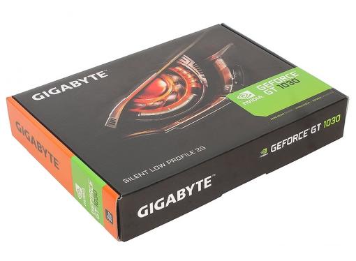Видеокарта GIGABYTE GV-N1030SL-2GL 2Gb 1227Mhz NVIDIA GT1030/GDDR5/6008/64 bit/PCI-E/ DVI HDMI