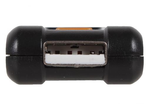 Адаптер ORIENT AU-01PL, USB to Audio, 2 x jack 3.5 mm для подключения гарнитуры к порту USB, кнопки: регулировка громкости, выкл.микрофона и наушников