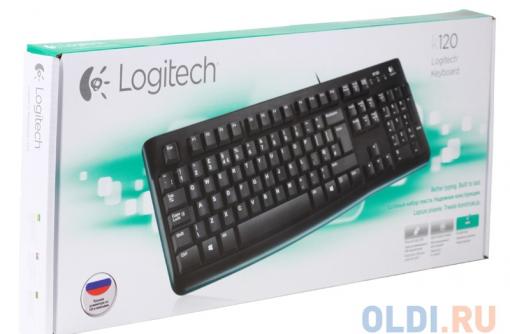(920-002506) Клавиатура Logitech Keyboard K120 Black USB