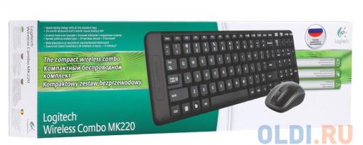 (920-003169) Клав. + Мышь Беспроводная Logitech Wireless Desktop MK220