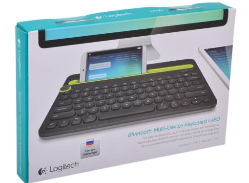 (920-006368) Клавиатура Беспроводная Logitech Wireless Bluetooth Multi-Device Keyboard K480