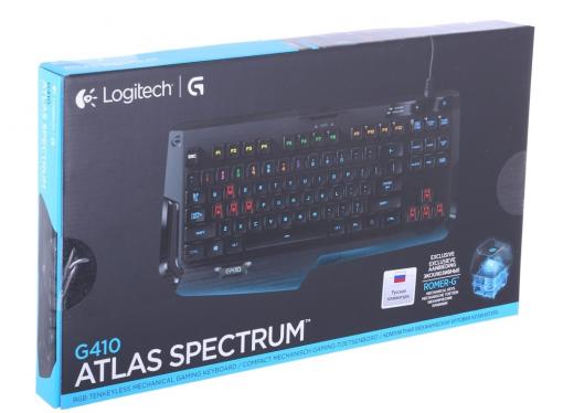 (920-007752) Клавиатура Logitech RGB Mechanical Gaming Keyboard G410 ATLAS SPECTRUM (G-package)
