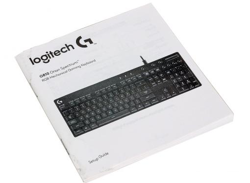 (920-007750) Клавиатура Logitech RGB Mechanical Gaming Keyboard G810 ORION SPECTRUM (G-package)